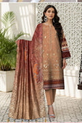 Orange 3Pc Unstitch Suit - 02