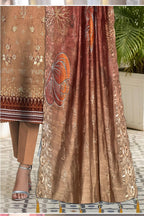 Beige 3Pc Unstitch Suit - 02